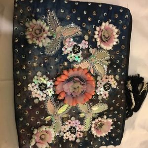 Beaded Embellished Clutch